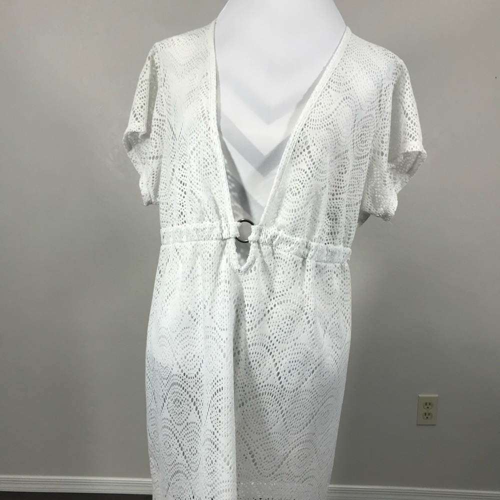 Catalina white swim coverup. Brand new; no tags.